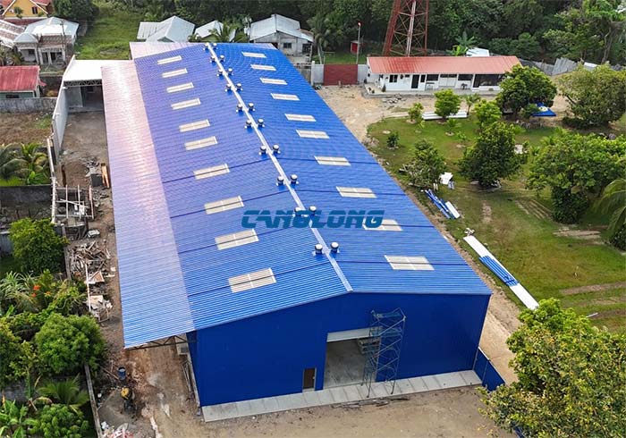 prefabricated metal warehouse