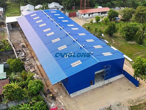 prefabricated metal warehouse