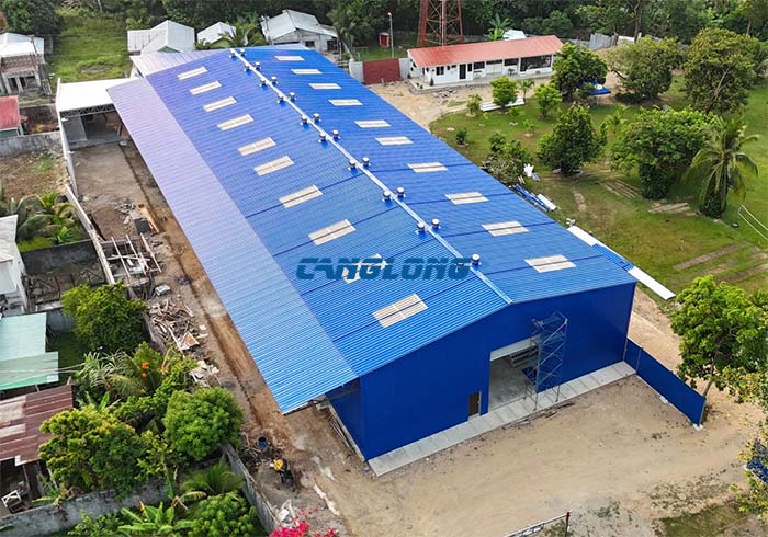 prefabricated metal warehouse