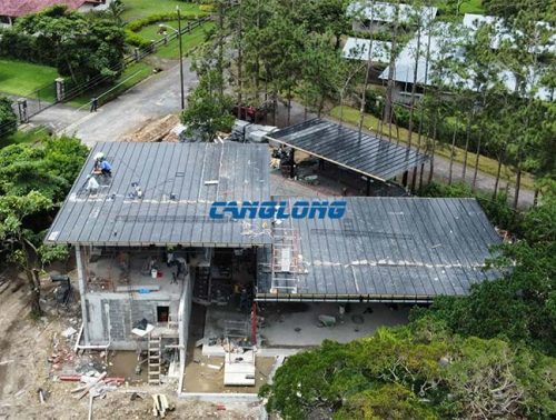 puf roof panel installation