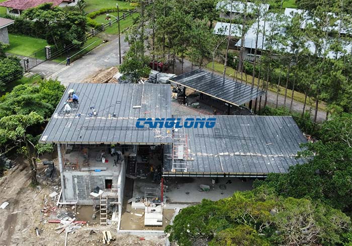 puf roof panel installation