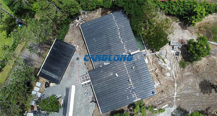 puf roof panel installation