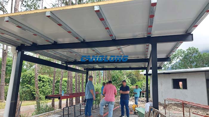 puf roof panel installation