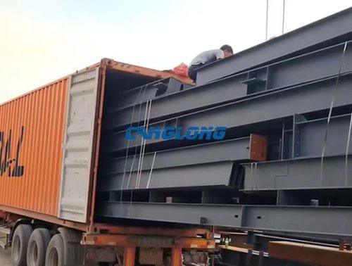 H-shaped steel structure beam and column