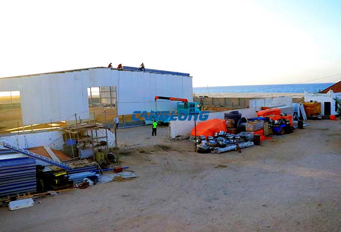 galvanized steel structure workshop building