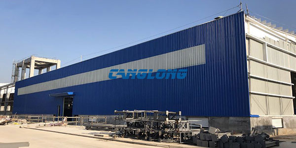 industrial plant and warehouse building