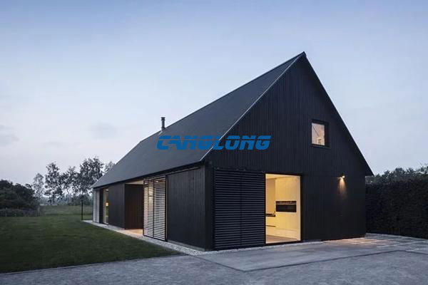 metal roofs and wall building