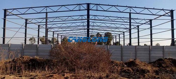 steel truss warehouse construction