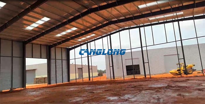 beverage factory steel building