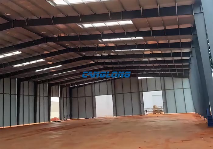 beverage factory steel building