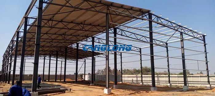 steel truss warehouse
