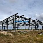 single slope steel workshop building