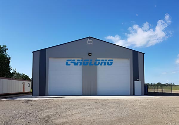 customized steel portal frame warehouse