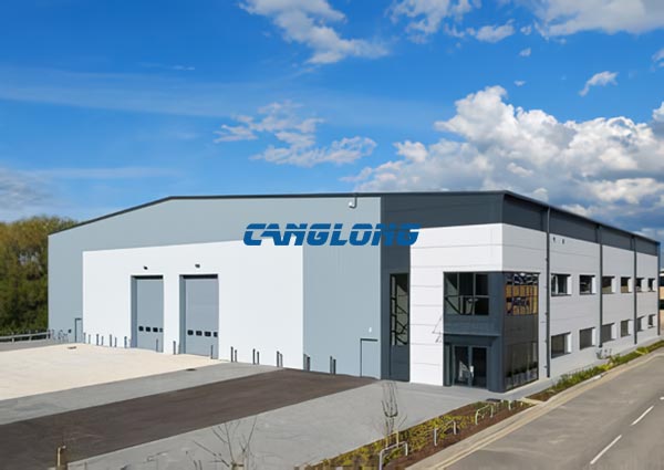 steel portal frame warehouse
