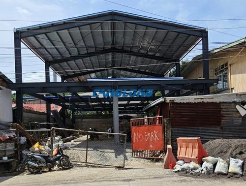 2-floor steel structure building
