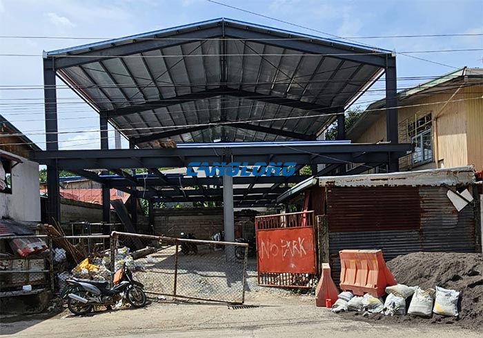 2-floor steel structure building