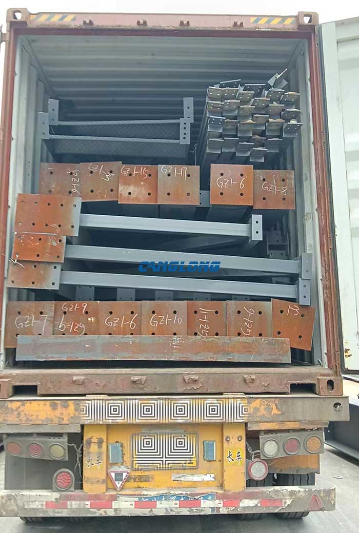 steel structure shipped