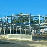 2-story portal steel warehouse