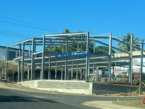 2-story portal steel warehouse