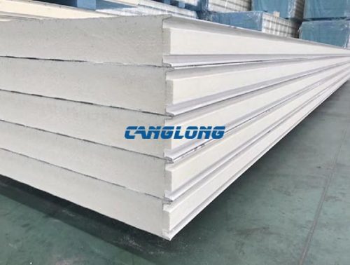 100mm thickness PUF insulation panel