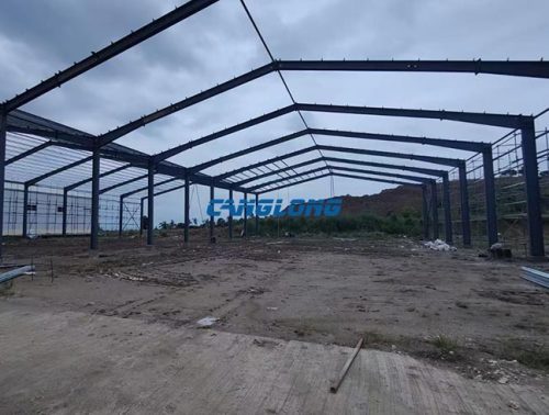 double span steel plant
