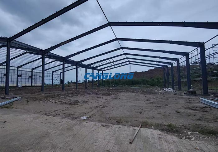 double span steel plant