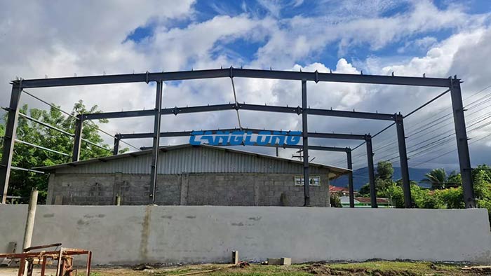 steel structure warehouse construction