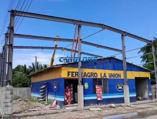steel structure warehouse construction