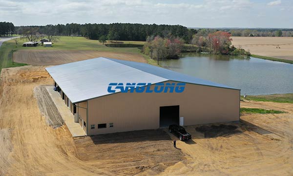metal agricultural storage building