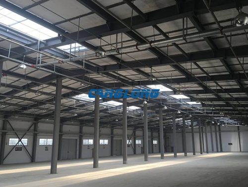 large industrial workshop