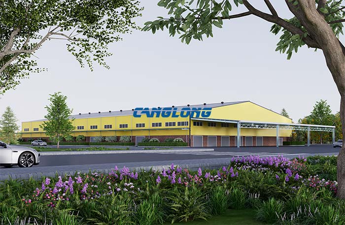 logistics warehouse 3D model design