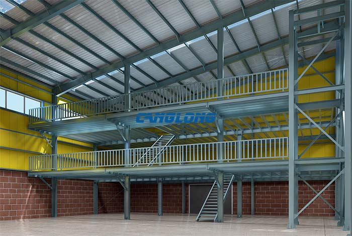 logistics warehouse 3D model design