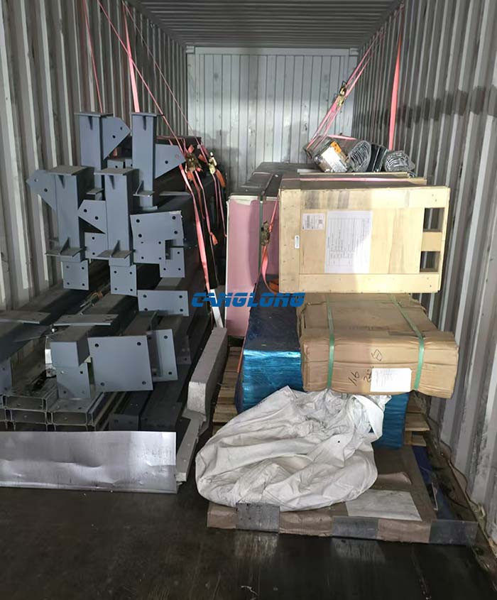 garage steel structure delivery