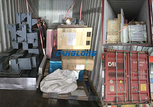 garage steel structure delivery