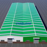 multi span double slope factory building