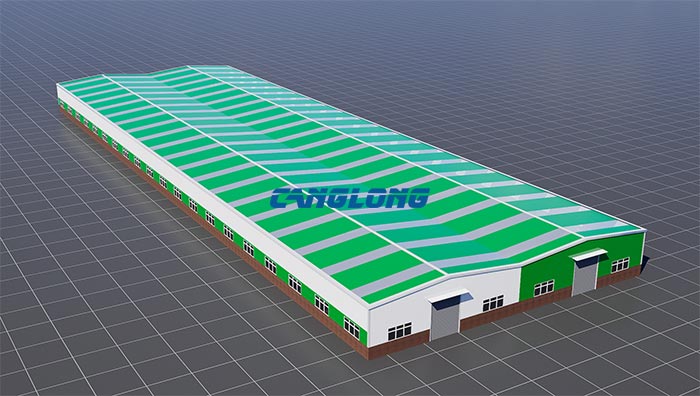 steel factory building