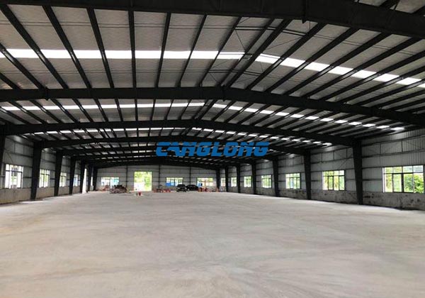 prefabricated steel workshop building