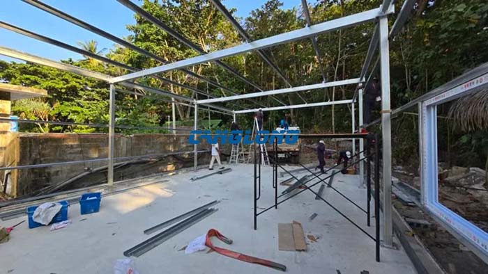 steel structure garage