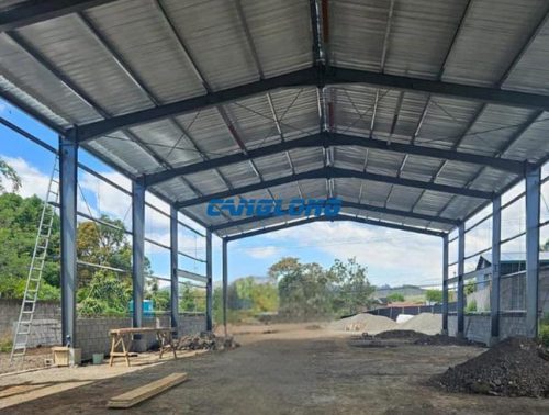 steel structure workshop construction