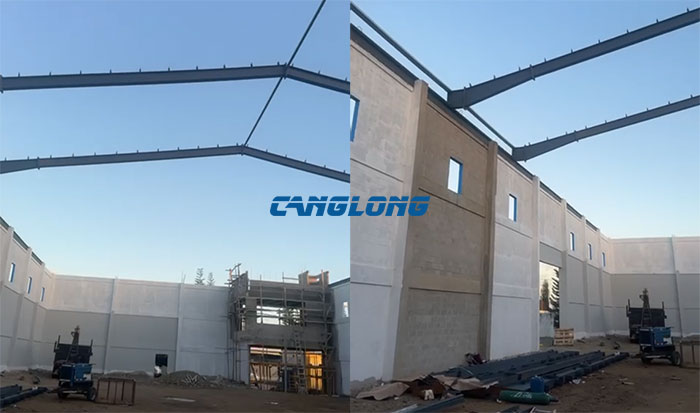 prefabricated steel warehouse