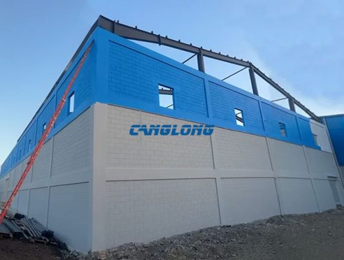 prefabricated warehouse construction