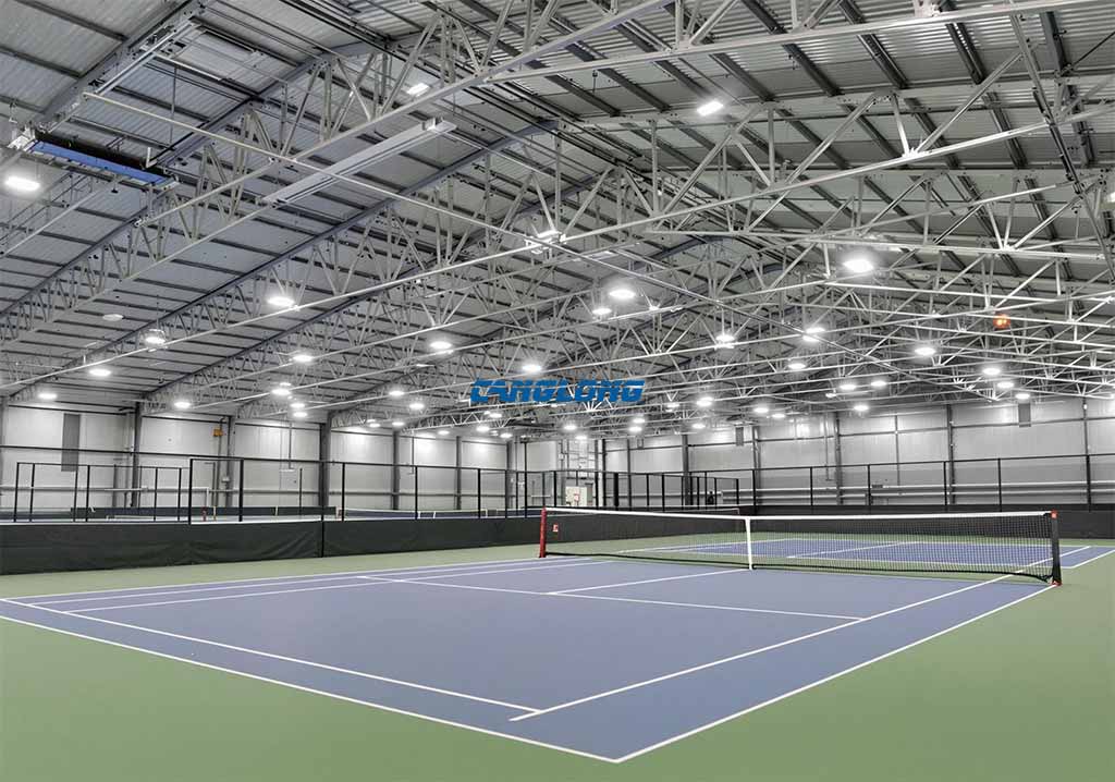 steel structure indoor tennis court