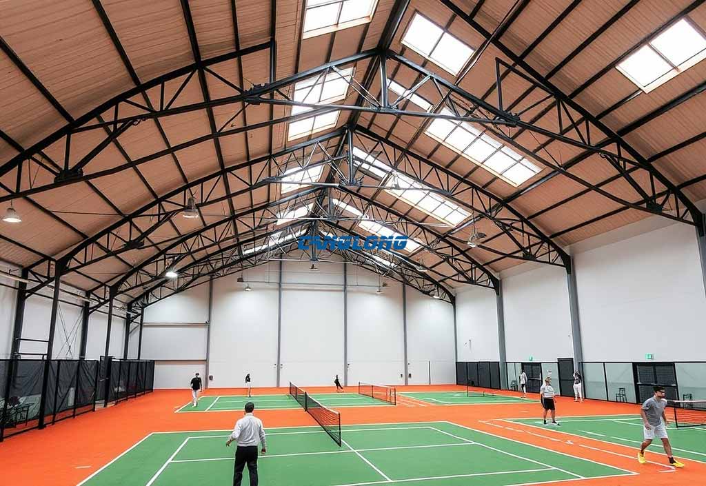 indoor tennis court