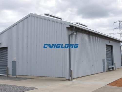 steel or metal storage building
