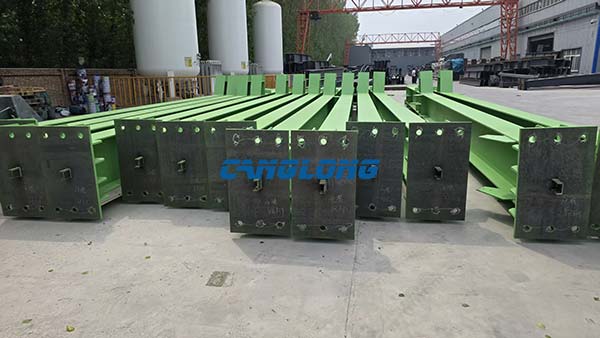 green steel structure