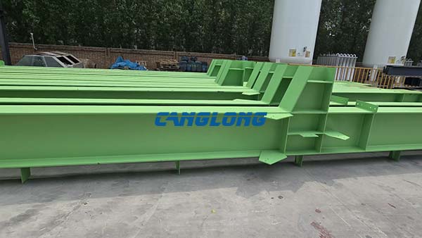 green steel structure