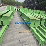 green steel structure