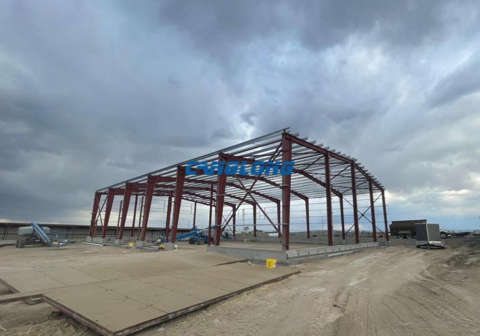 steel building construction