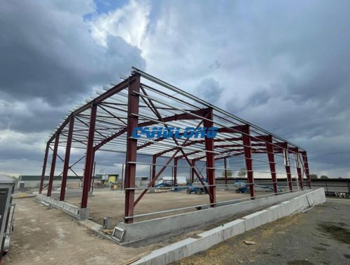 steel building construction