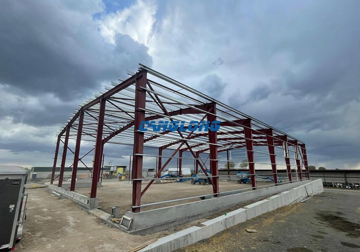 steel building construction